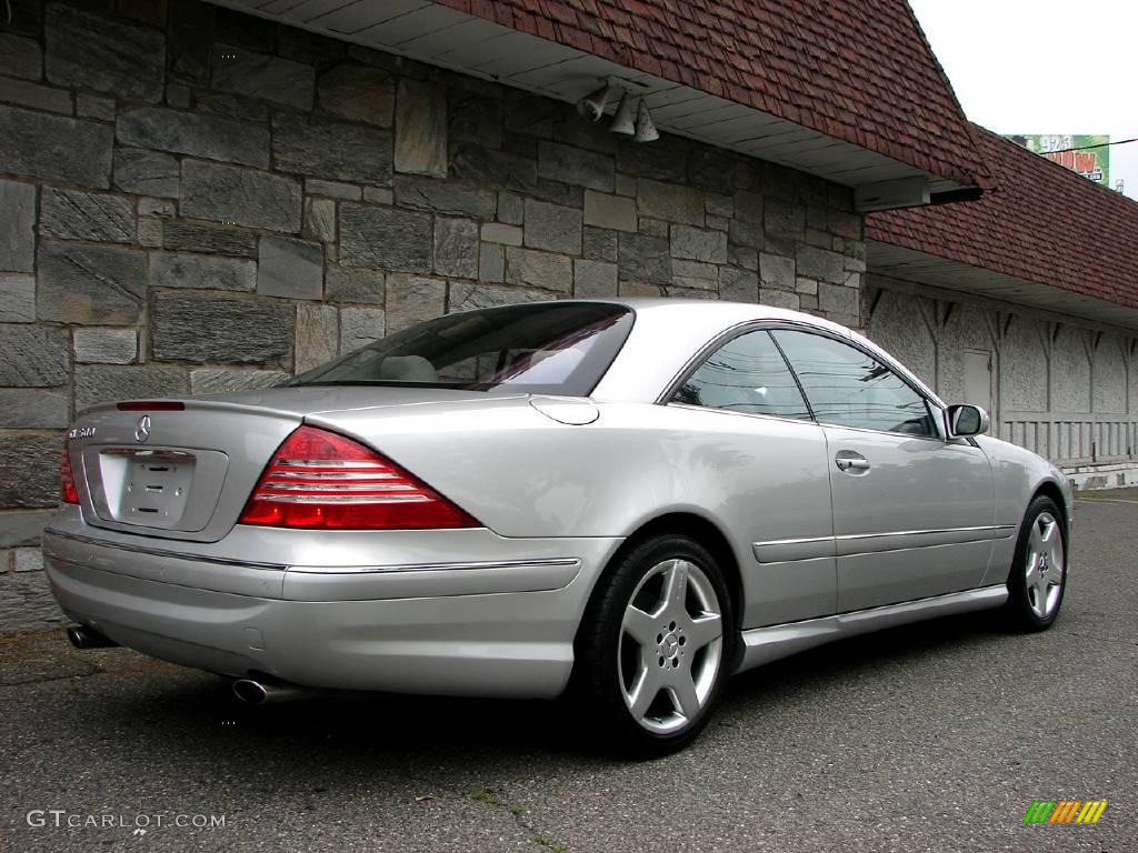 2004 CL 500 - Brilliant Silver Metallic / Ash photo #4