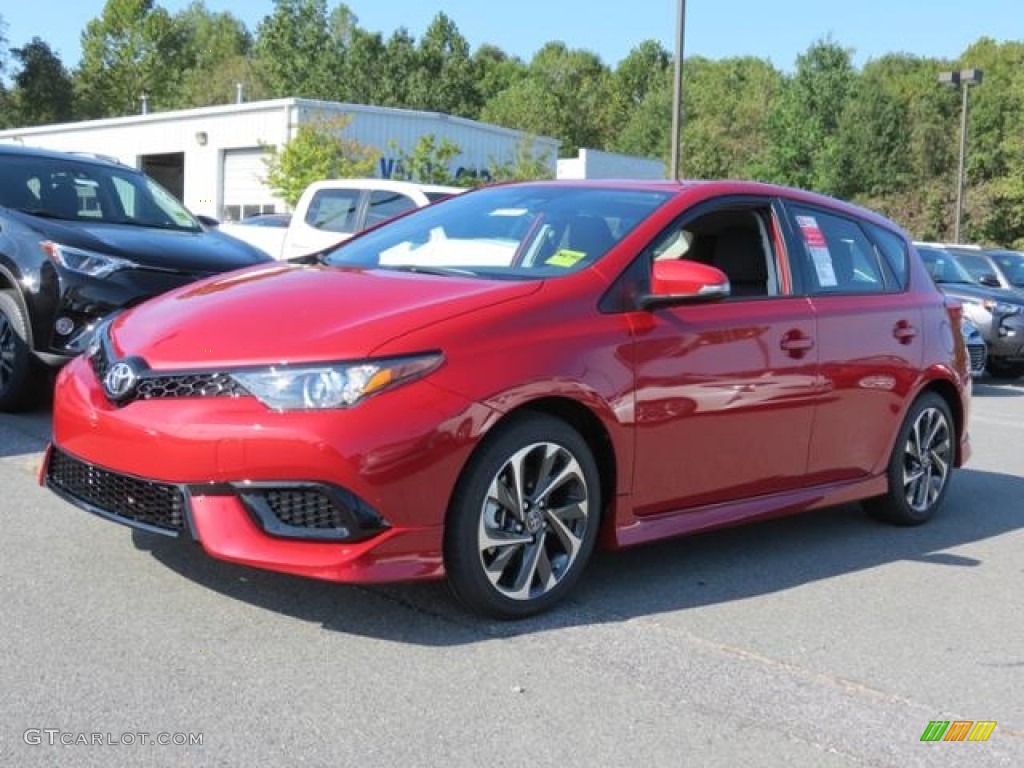 Barcelona Red Metallic 2017 Toyota Corolla iM Standard Corolla iM Model Exterior Photo #116144498