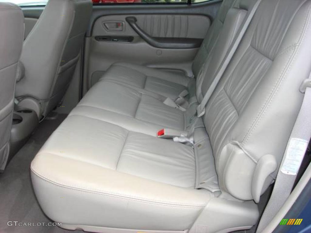 2005 Sequoia Limited - Blue Steel Metallic / Taupe photo #10