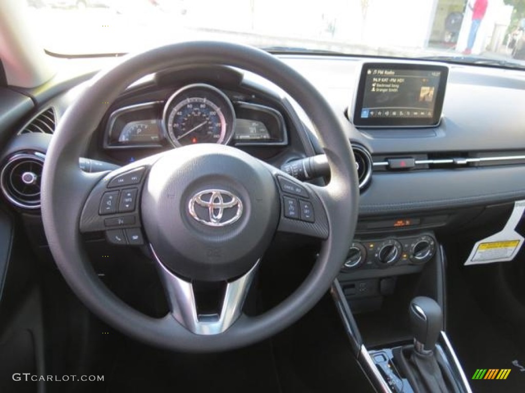 2017 Toyota Yaris iA Standard Yaris iA Model Mid-Blue Black Steering Wheel Photo #116145626