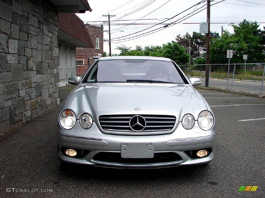2004 CL 500 - Brilliant Silver Metallic / Ash photo #23