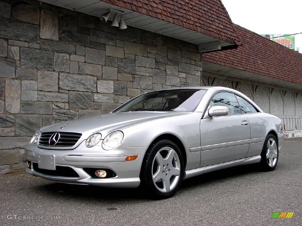 2004 CL 500 - Brilliant Silver Metallic / Ash photo #24