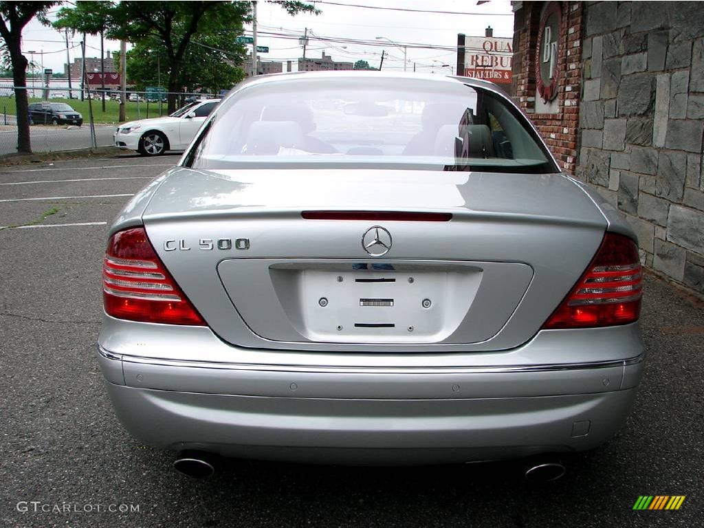 2004 CL 500 - Brilliant Silver Metallic / Ash photo #28