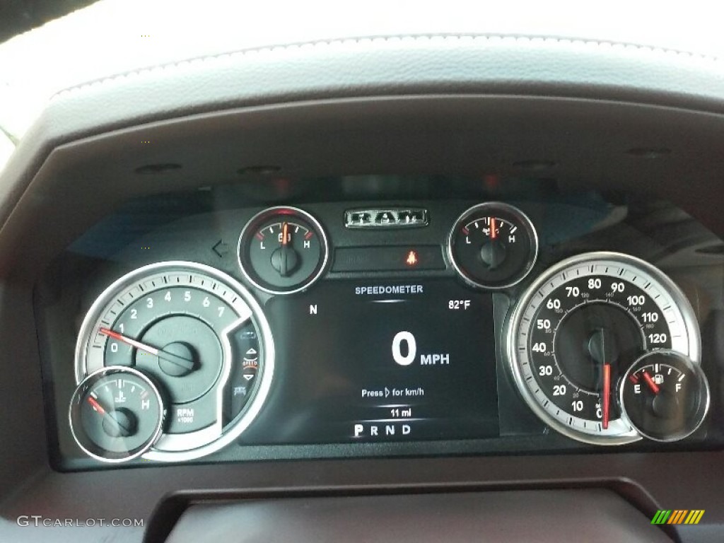2017 Ram 1500 Laramie Crew Cab 4x4 Gauges Photo #116147183