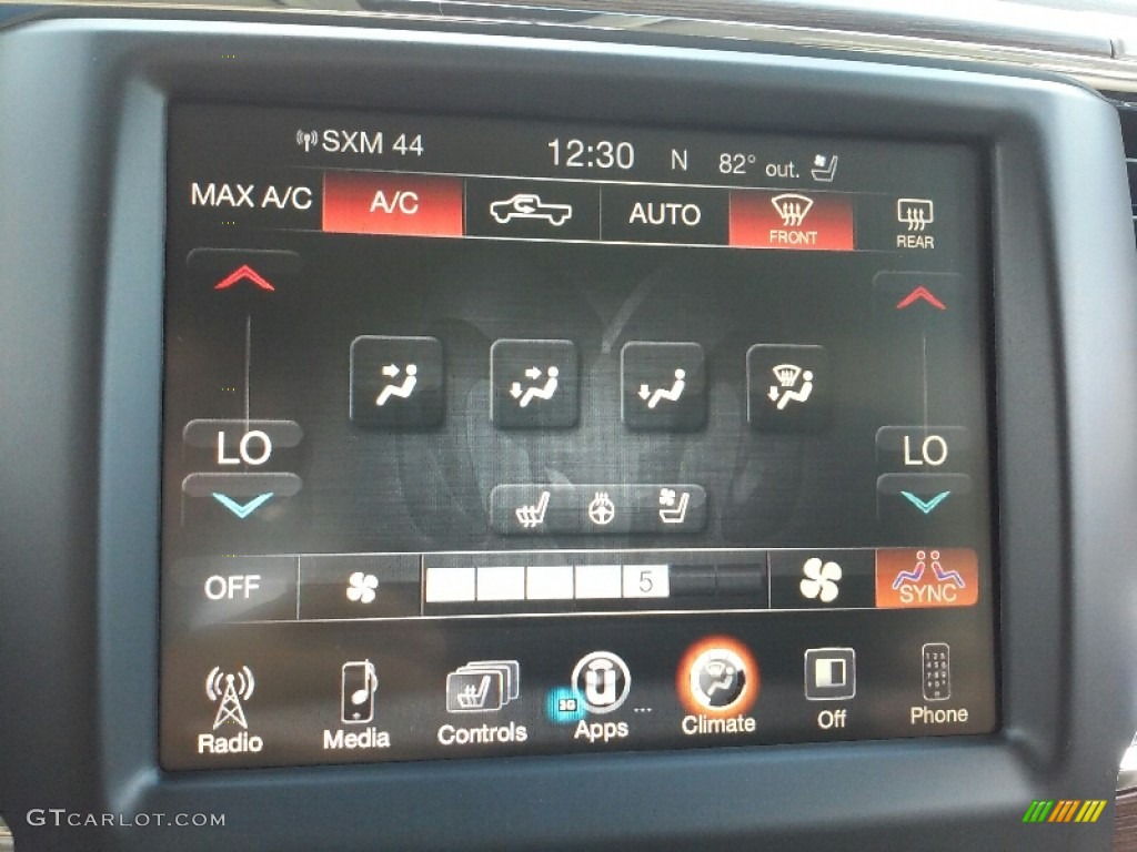 2017 Ram 1500 Laramie Crew Cab 4x4 Controls Photo #116147300