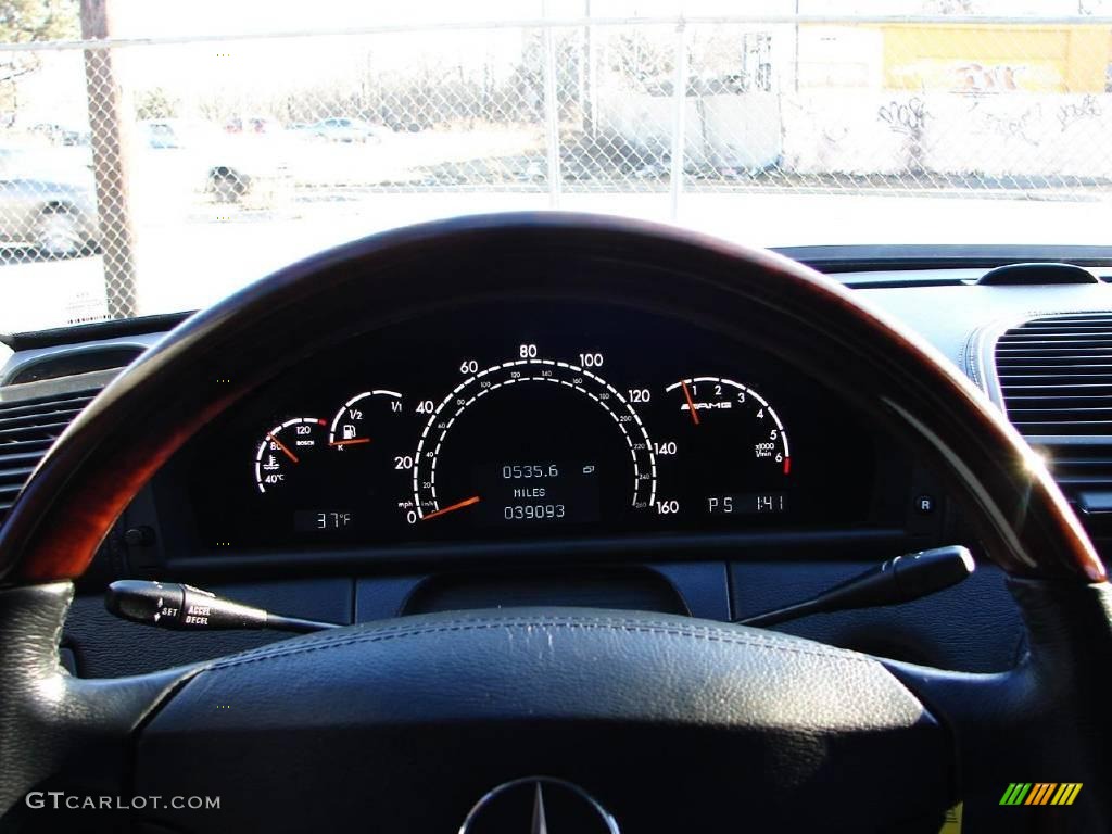 2002 CL 55 AMG - Black / Charcoal photo #48