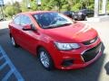 2017 Red Hot Chevrolet Sonic LT Sedan  photo #9