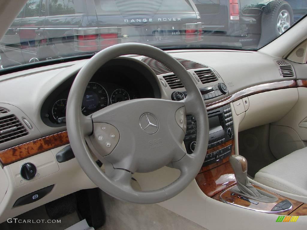 2003 Mercedes-Benz E 500 Sedan Oyster Dashboard Photo #11614825