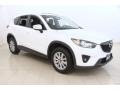 Crystal White Pearl Mica 2015 Mazda CX-5 Touring Exterior