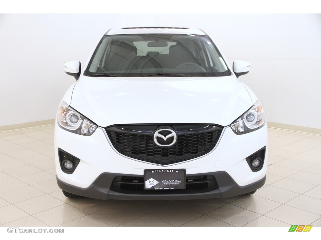 2015 CX-5 Touring - Crystal White Pearl Mica / Black photo #2