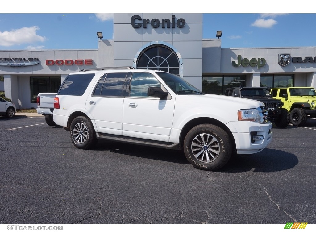 2015 Expedition XLT - Oxford White / Dune photo #1