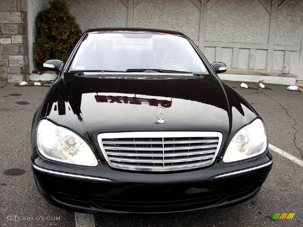 2004 S 600 Sedan - Black / Charcoal photo #1