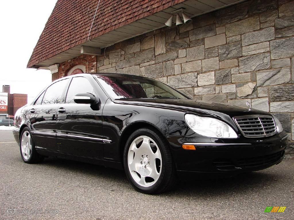 2004 S 600 Sedan - Black / Charcoal photo #4