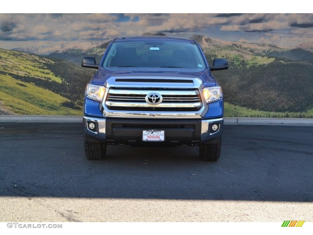 2017 Tundra SR5 CrewMax 4x4 - Blazing Blue Pearl / Black photo #2