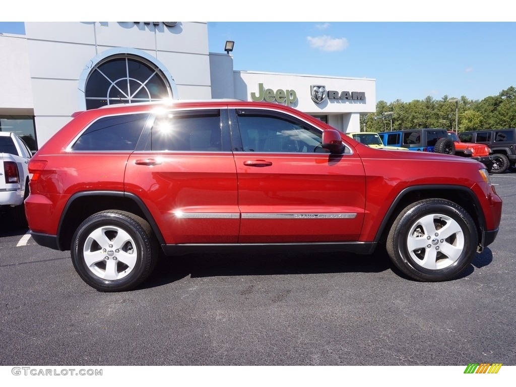 Deep Cherry Red Crystal Pearl 2013 Jeep Grand Cherokee Laredo Exterior Photo #116150627