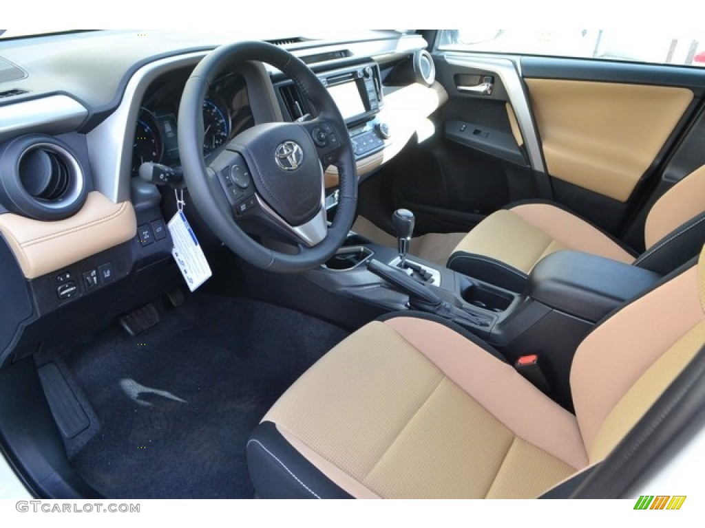 Nutmeg Interior 2017 Toyota RAV4 XLE AWD Photo #116151545