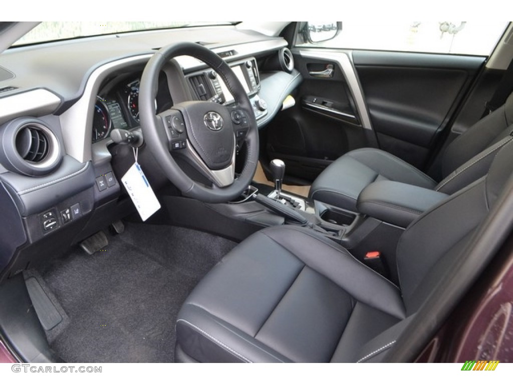 Black Interior 2017 Toyota RAV4 Limited AWD Photo #116151767