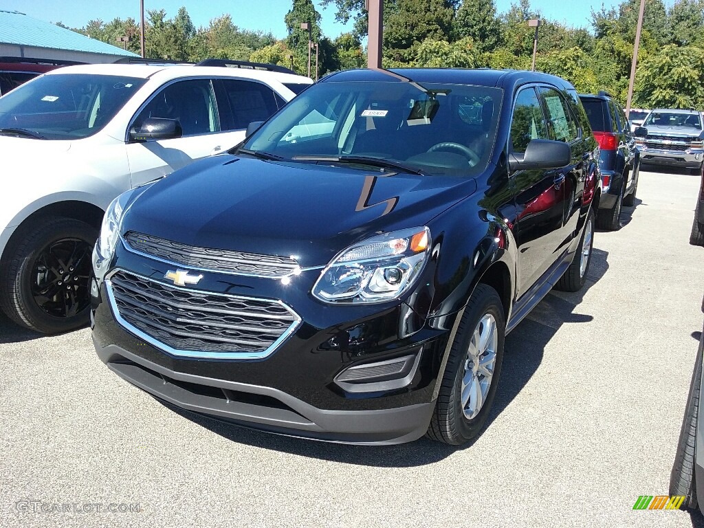 2017 Equinox LS AWD - Black / Jet Black photo #1