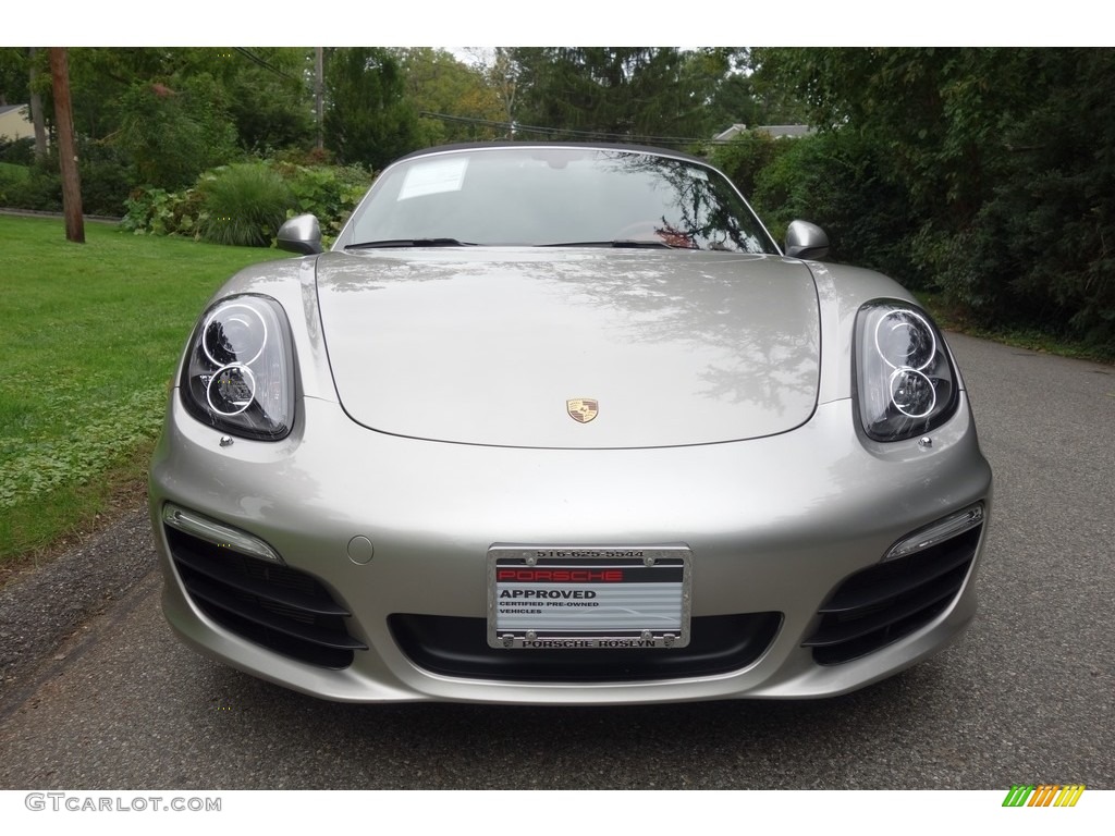 2013 Boxster S - Platinum Silver Metallic / Carrera Red Natural Leather photo #2