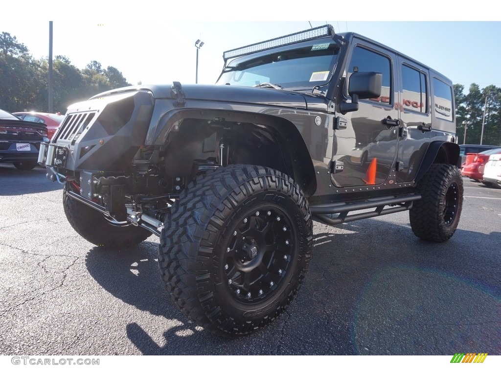 2016 Wrangler Unlimited Sport 4x4 - Granite Crystal Metallic / Black photo #3