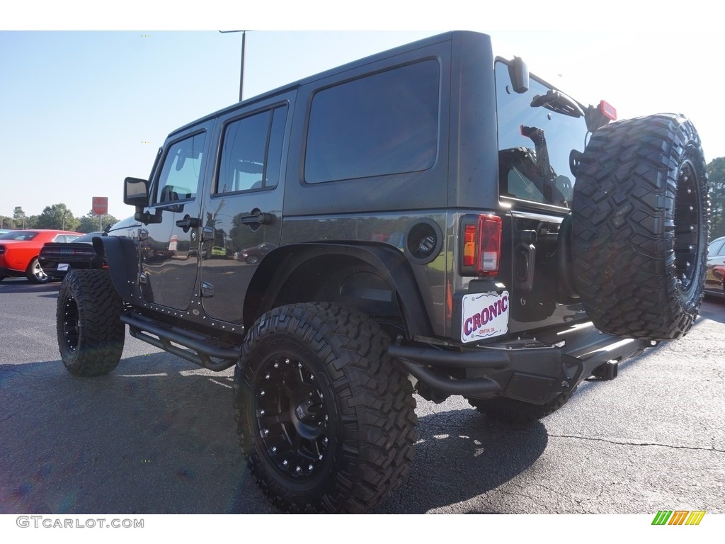 2016 Wrangler Unlimited Sport 4x4 - Granite Crystal Metallic / Black photo #5