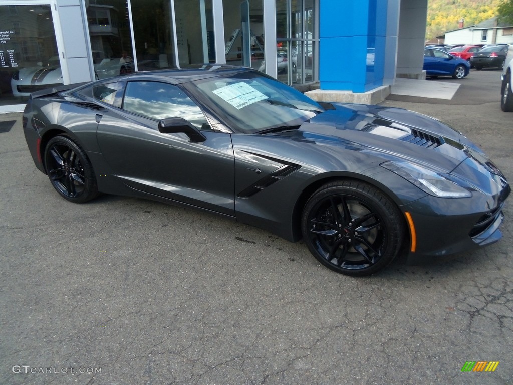 Watkins Glen Gray Metallic 2017 Chevrolet Corvette Stingray Coupe Exterior Photo #116152970