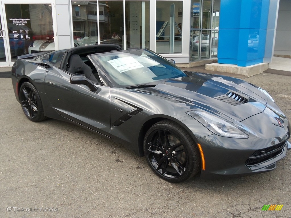 Watkins Glen Gray Metallic 2017 Chevrolet Corvette Stingray Coupe Exterior Photo #116153597