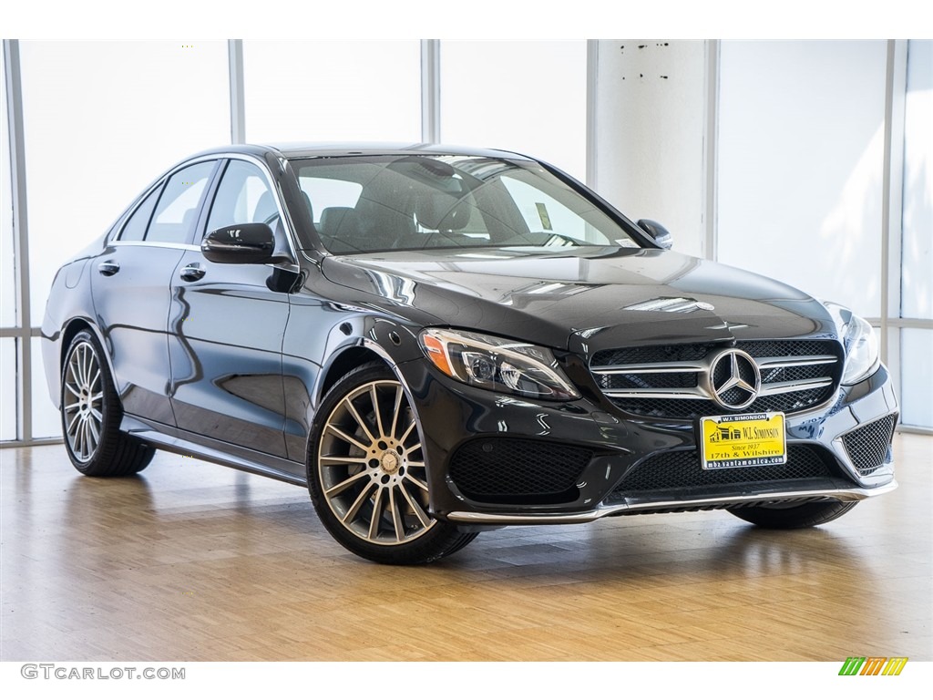 Black 2017 Mercedes-Benz C 300 Sedan Exterior Photo #116153780