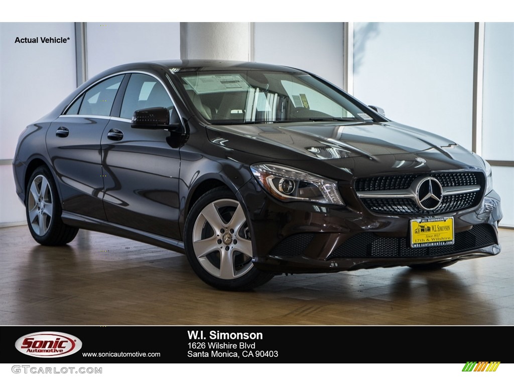 2017 CLA 250 4Matic Coupe - Cocoa Brown Metallic / Sahara Beige photo #1