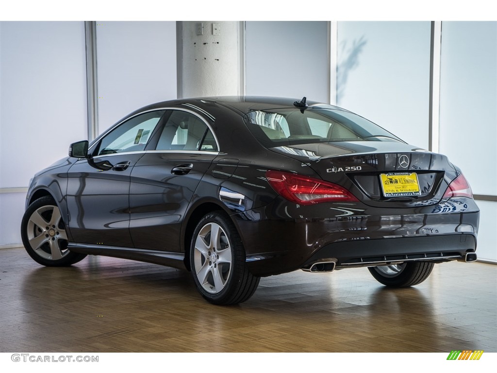 2017 CLA 250 4Matic Coupe - Cocoa Brown Metallic / Sahara Beige photo #3