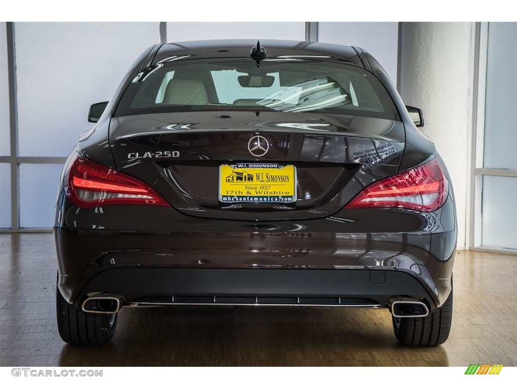 2017 CLA 250 4Matic Coupe - Cocoa Brown Metallic / Sahara Beige photo #4