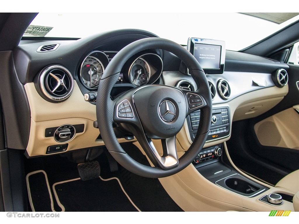 2017 Mercedes-Benz CLA 250 Coupe Sahara Beige Dashboard Photo #116154128