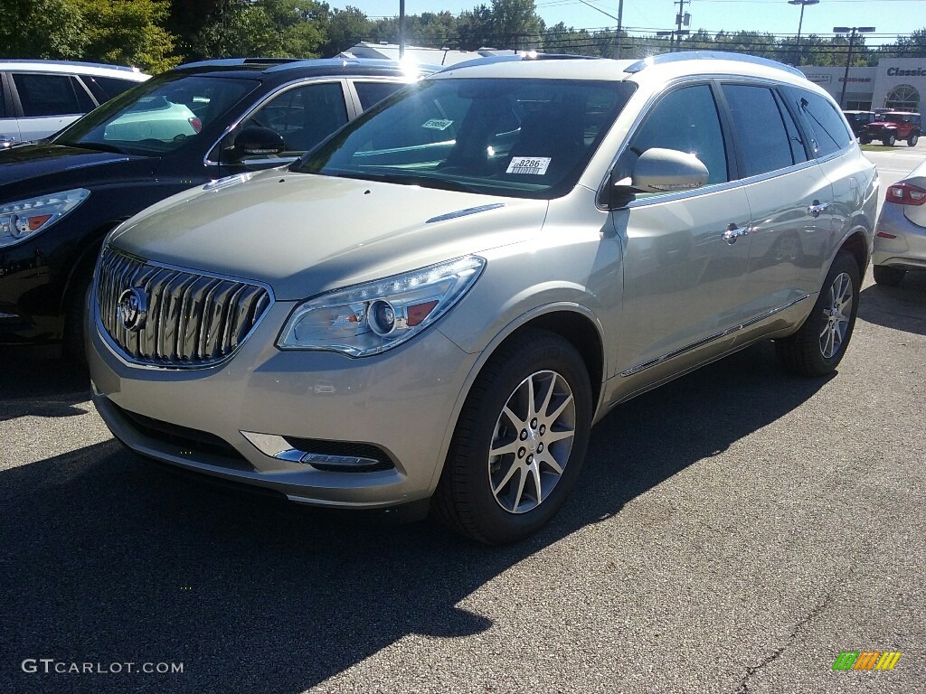 2017 Enclave Leather AWD - Sparkling Silver Metallic / Ebony/Ebony photo #1