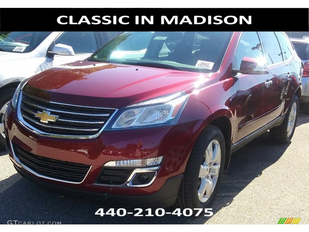 2017 Traverse LT AWD - Siren Red Tintcoat / Ebony photo #1
