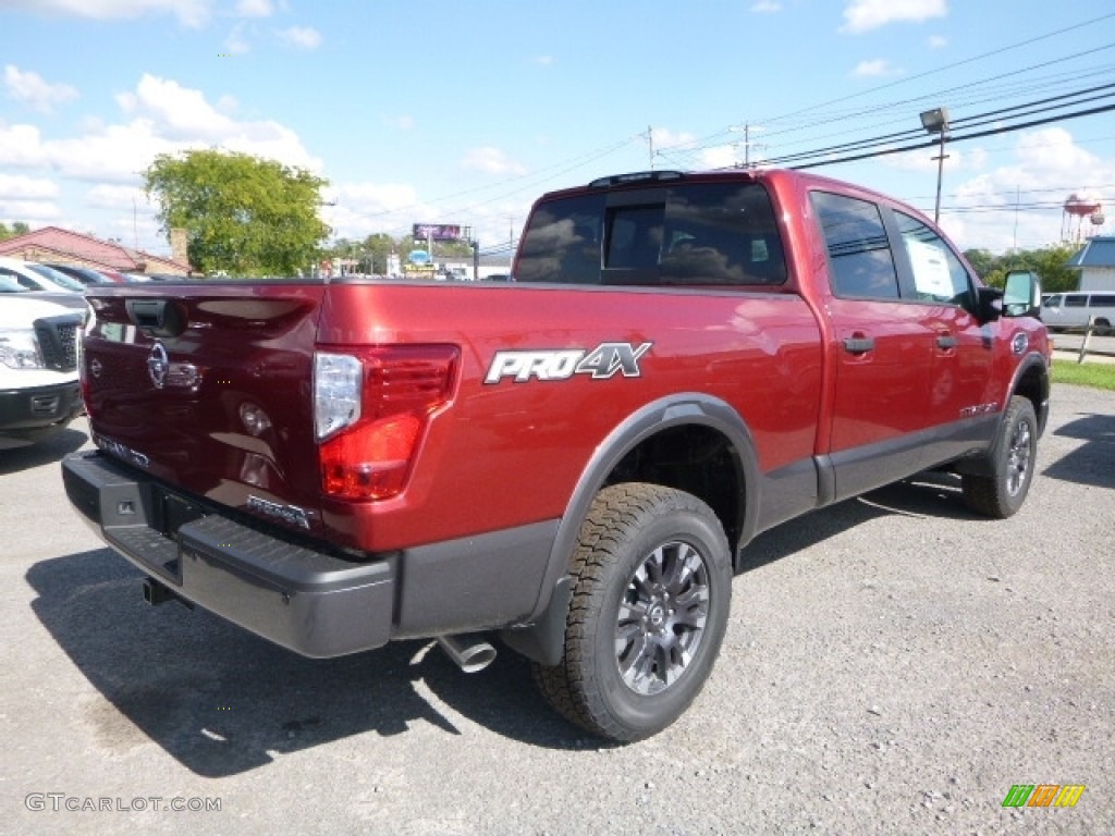Cayenne Red 2017 Nissan TITAN XD PRO-4X Crew Cab 4x4 Exterior Photo #116154683