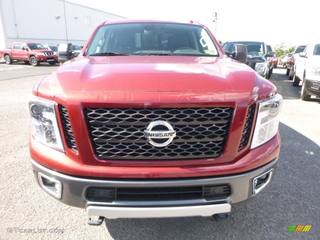 Cayenne Red 2017 Nissan TITAN XD PRO-4X Crew Cab 4x4 Exterior Photo #116154749