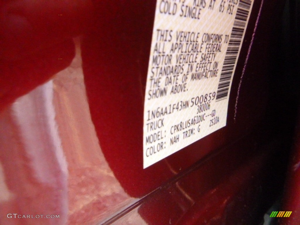 2017 TITAN XD PRO-4X Crew Cab 4x4 - Cayenne Red / Black photo #20