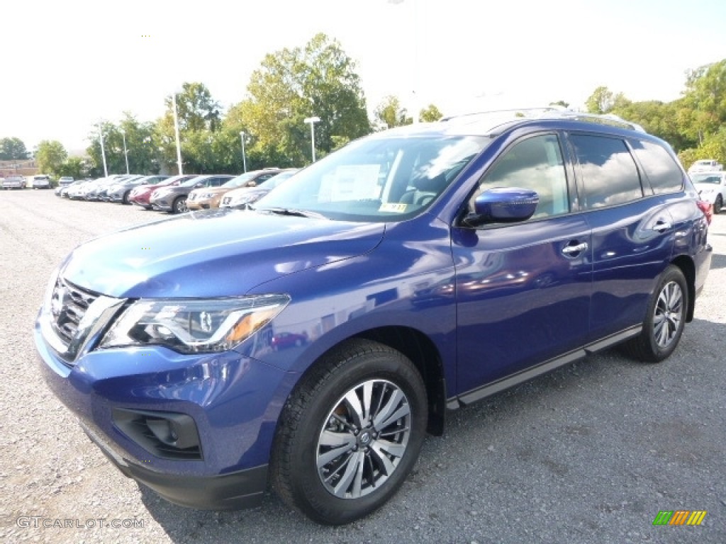 Caspian Blue 2017 Nissan Pathfinder S 4x4 Exterior Photo #116155430