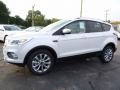 2017 White Platinum Ford Escape Titanium 4WD  photo #3