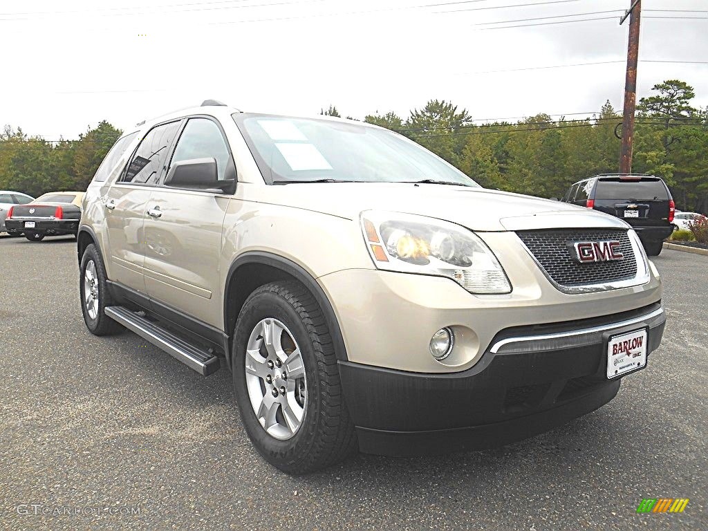 2011 Acadia SLE - Gold Mist Metallic / Ebony photo #1