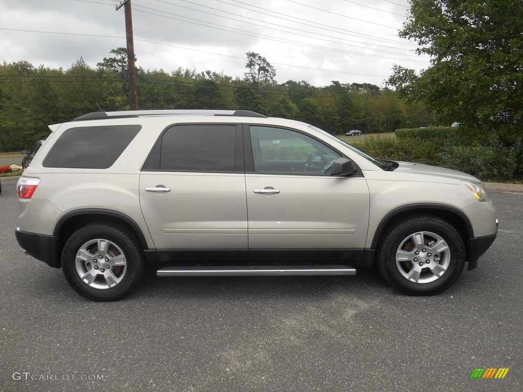 2011 Acadia SLE - Gold Mist Metallic / Ebony photo #2