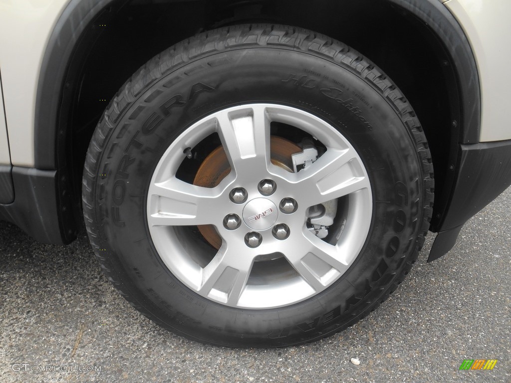 2011 Acadia SLE - Gold Mist Metallic / Ebony photo #13