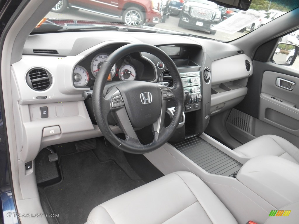 Gray Interior 2009 Honda Pilot EX-L 4WD Photo #116158163