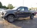 2016 Lithium Gray Ford F150 Lariat SuperCab 4x4  photo #3