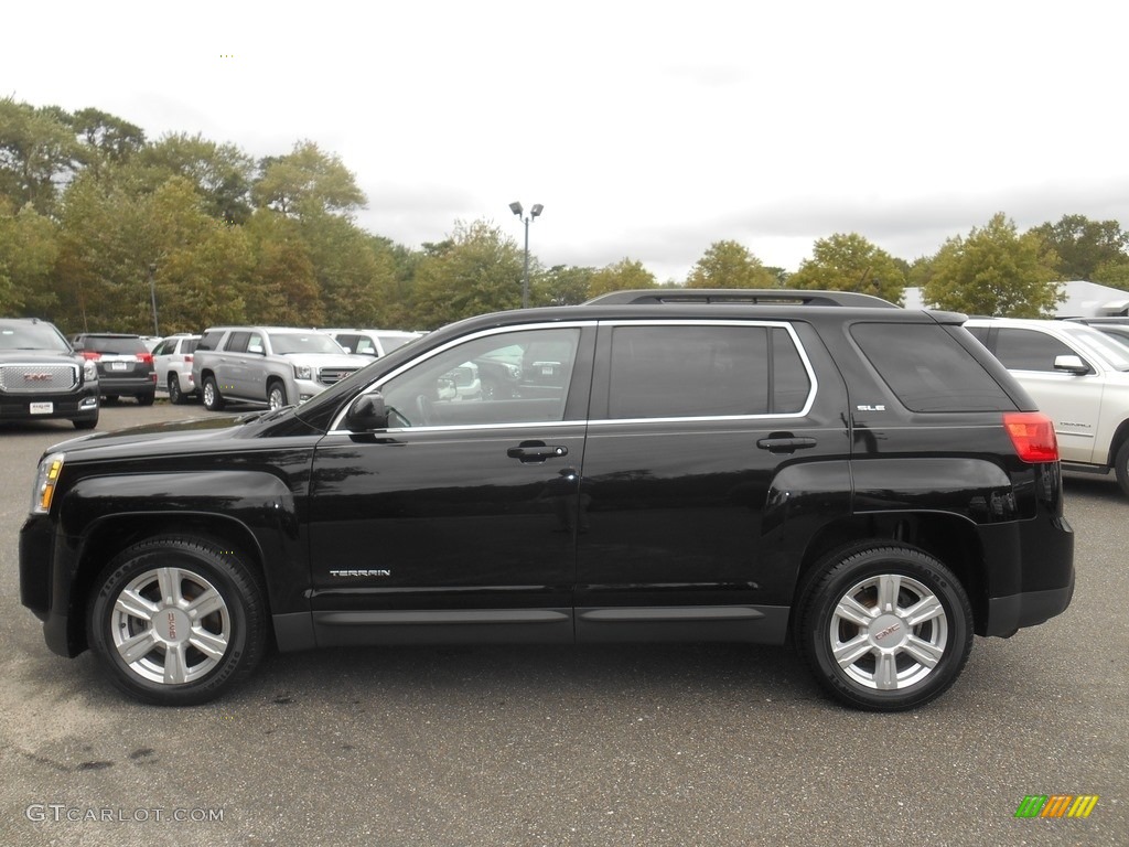 2014 Terrain SLE AWD - Carbon Black Metallic / Jet Black photo #5