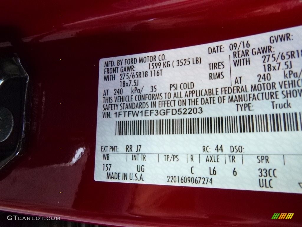 2016 F150 King Ranch SuperCrew 4x4 - Ruby Red / Medium Earth Gray photo #11