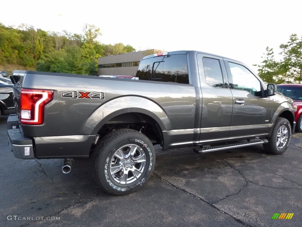 2016 F150 Lariat SuperCab 4x4 - Magnetic / Medium Earth Gray photo #2