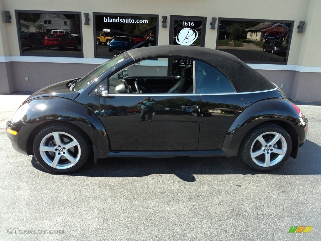2009 New Beetle 2.5 Convertible - Black / Black photo #1