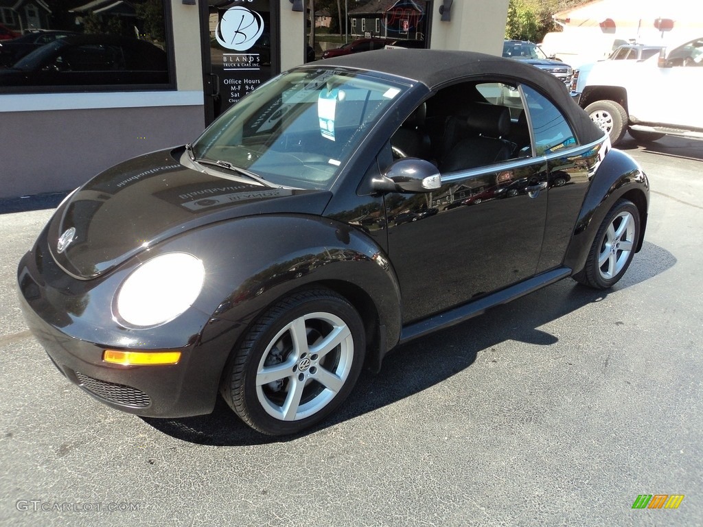 2009 New Beetle 2.5 Convertible - Black / Black photo #2