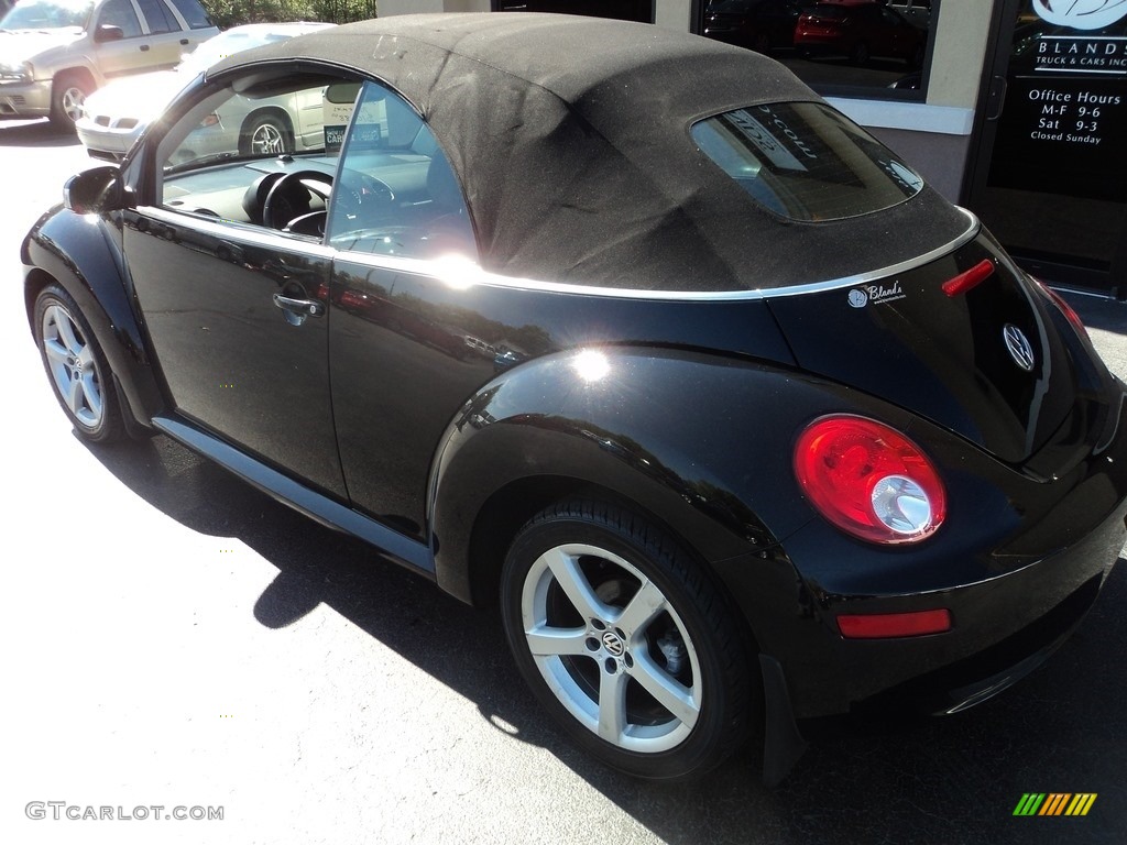 2009 New Beetle 2.5 Convertible - Black / Black photo #3